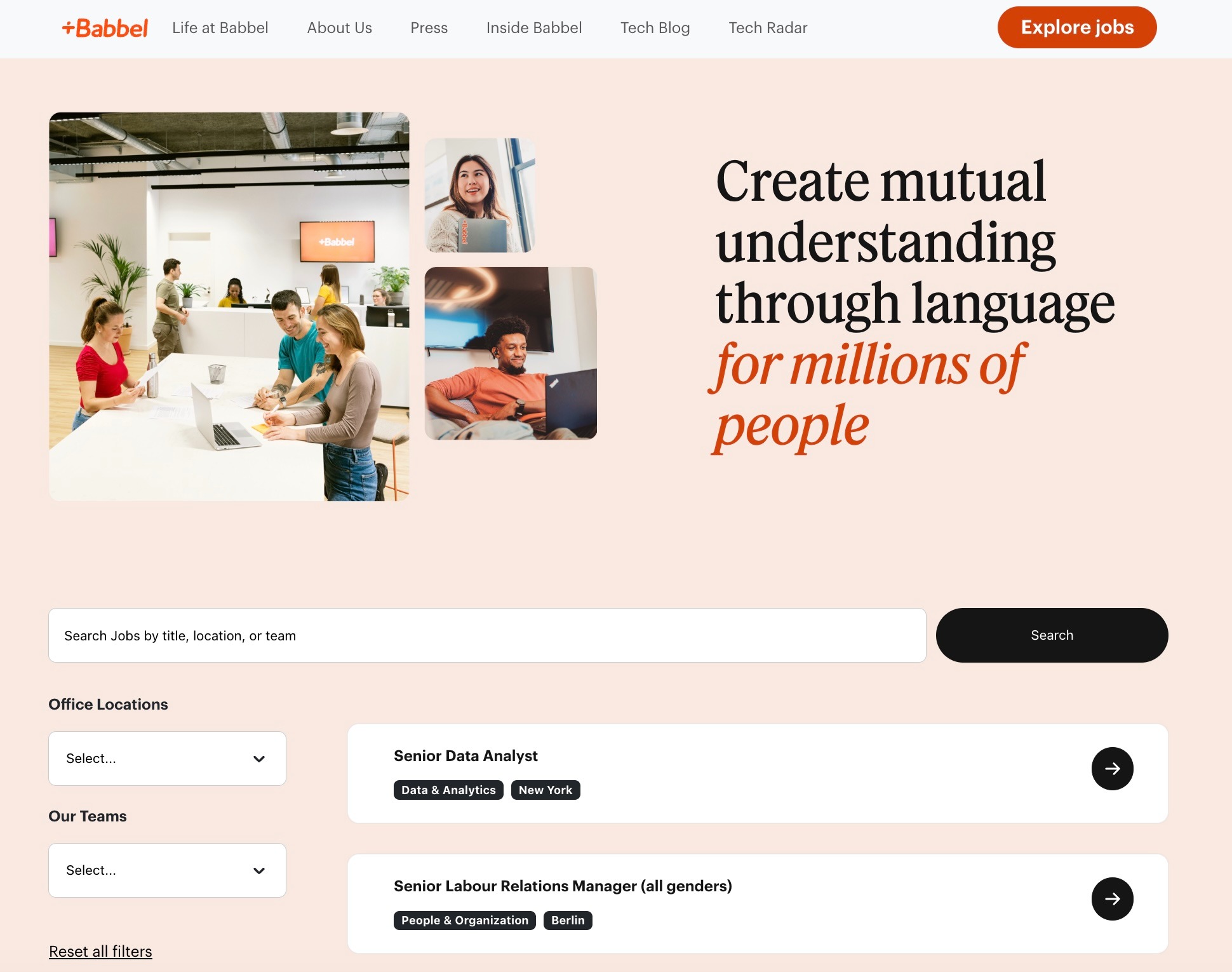 babbel careers