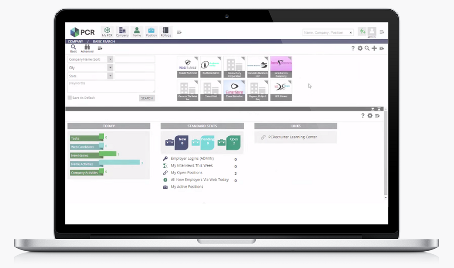 pcrecruiter screenshot